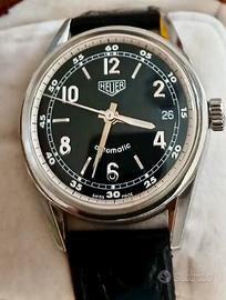 Raro orologio vintage Heuer Carrera