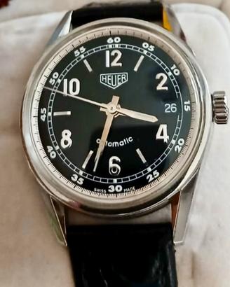 Raro orologio vintage Heuer Carrera