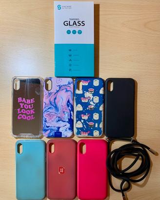 Set cover e pellicole in vetro iPhone X/XS