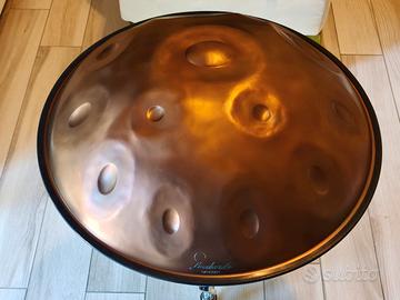 Handpan artigianale F#3 Low Pygmy 16 note 440hz