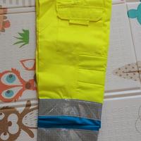 Pantalone Misericordia ciano giallo fluo S ed M