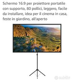 schermo portatile videoproiettore 