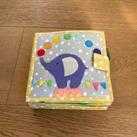 Quiet book libro fatto a mano in tessuto