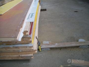 7 Pareti legno multistrato lamellare più accessori