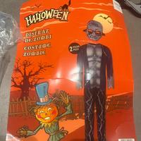 Abito halloween bambino zombie con maschera