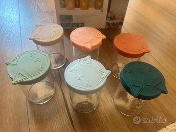 Contenitori alimenti in vetro borosilicato