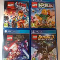 4 giochi lego PlayStation 4 come nuovi