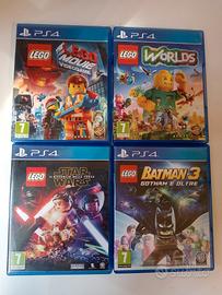 4 giochi lego PlayStation 4 come nuovi