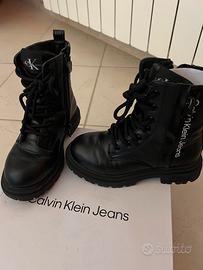 Scarpe bambina stivaletti anfibi n 28 Calvin Klein