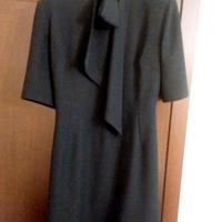 tubino nero tg44/46 tessuto jersey 
