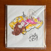 Shikishi Originale Giapponese Monkey Punch Fujiko