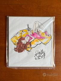 Shikishi Originale Giapponese Monkey Punch Fujiko