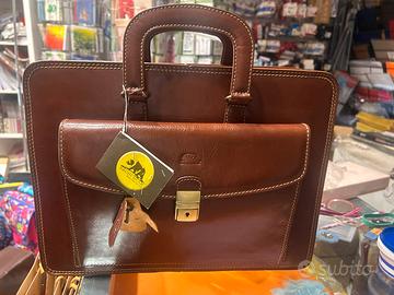 Borsa da lavoro nuova in pelle