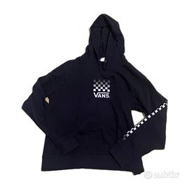 Felpa Vans nera da uomo taglia XL con logo