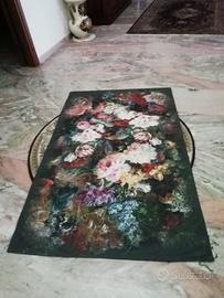 tappeto dipinto a mano 