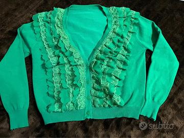 Cardigan verde