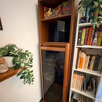 Mobile in Noce con Vetrina - Vintage