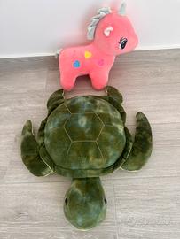 Peluche tartaruga + Unicorno in omaggio