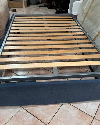 Letto contenitore senza testiera  1 piazza e mezza