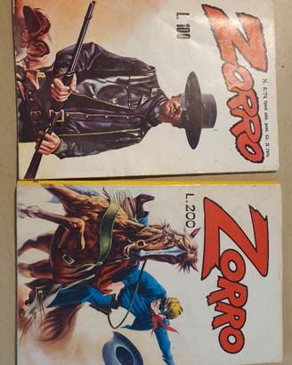 fumetti Zorro vintage + diario Vitt.