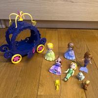 Principessa Sofia con carrozza personaggi animali