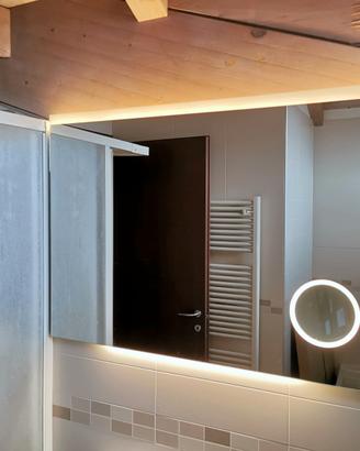 Specchio da Bagno con Specchio cosmetico