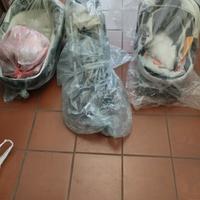 Passeggino carrozzina ovetto e due seggiolini