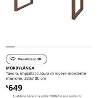 Tavolo con sedie