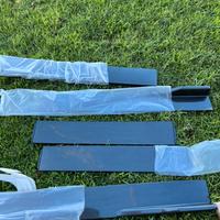 Minigonne laterali universali ABS effetto carbonio