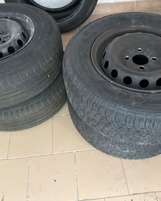 4 Cerchi / Ruote in Ferro 13" - Alfa Romeo 75