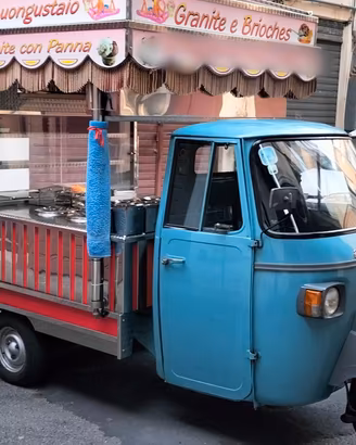 ape Piaggio gelateria ambulante 
