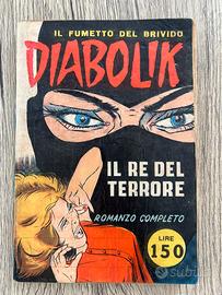 Diabolik Prima serie Originali dal N 1 1962/1964