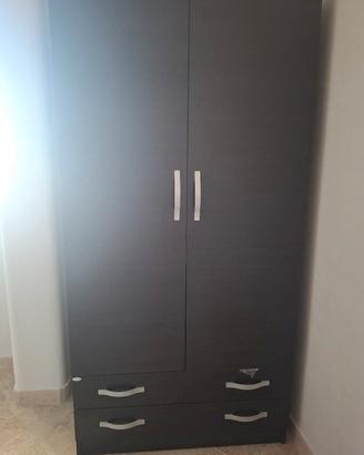 Armadio moderno Effetto legno scuro