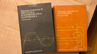 Manuale  Cremonese di Mecc. Elettron. Elettrote