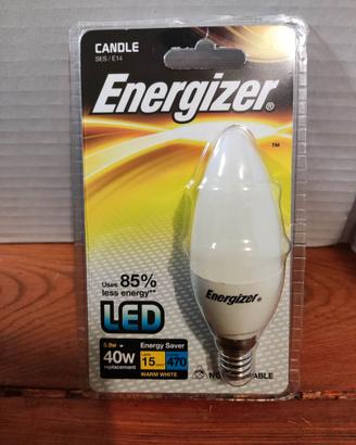 12 pz - Energizer Lampadina LED 5.9 W E14
