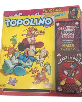 Topolino 3585 SIGILLATO + Carte Rosse M. Gervasio