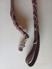 Guinzaglio Ascot nuovo in cuoio marrone 