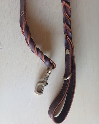 Guinzaglio Ascot nuovo in cuoio marrone 