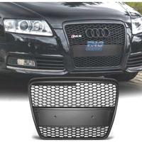 GRIGLIA PER AUDI A6 4F 04-08 LOOK RS6 COLORE NERO