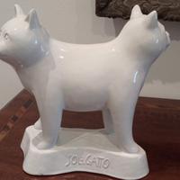 "Soligatto" scultura in ceramica di C. Reggiani