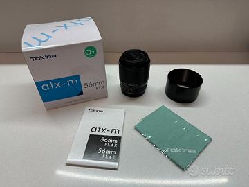 Obiettivo Tokina atx-m 56 mm AF F1.4 E-Mount Sony