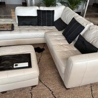 Divano isola +Pouff Divani & Divani Natuzzi