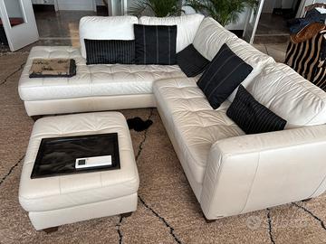 Divano isola +Pouff Divani & Divani Natuzzi