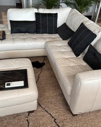 Divano isola +Pouff Divani & Divani Natuzzi