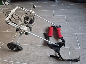 carrello per cani, sedia rotelle zampe posteriori