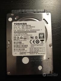 TOSHIBA DISK DRIVE MQ01ABF050 500GB - Funzionante