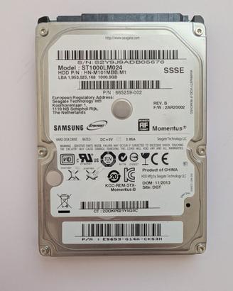 Hard Disk 2.5" 1TB Samsung Spinpoint M8 CMR 9.5mm