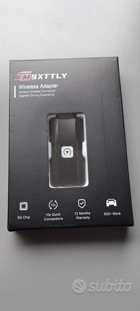 MSXTTLY Adaptateur sans Fil Carplay, U2C-AIR Apple Wireless Car Play Dongle  für Autos mit Wired