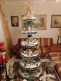 albero di natale in legno struttura  no addobbi