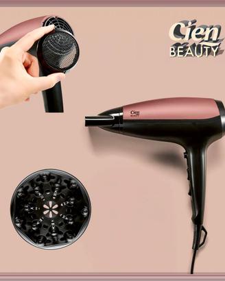 Asciugacapelli agli ioni 2200 W Phon e Diffusore